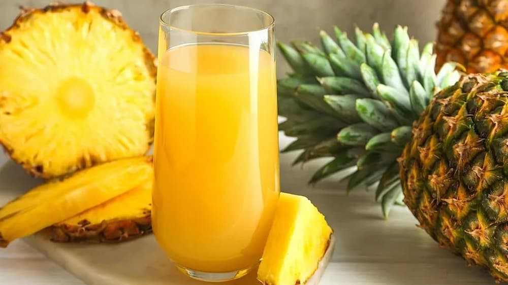 آبمیوه آناناس طبیعی مناسب مصرف روزانه و پذیرایی